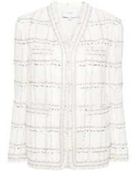 Giambattista Valli - Check-pattern Tweed Jacket - Lyst