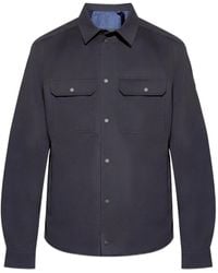 Moncler - Hemd mit Logo-Patch - Lyst