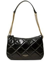 Twinset - Medium Liliane Quilted-Leather Bag - Lyst