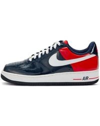 Nike - Air Force 1 Premium Perforated Leather Sneakers - Lyst