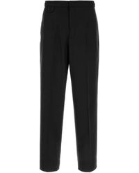 Brioni - Pressed-Crease Straight-Leg Trousers - Lyst