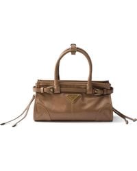 Prada - Bonnie Mini Leather Handbag - Lyst
