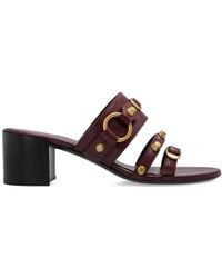 Balenciaga - Heeled Mules 'City' - Lyst