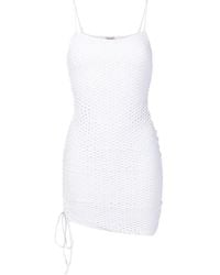Amir Slama - Lace-Up Detail Mini Dress - Lyst