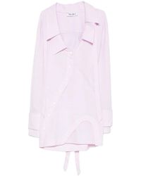 The Attico - Robe Courte À Carreaux - Lyst