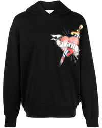 Philipp Plein - Felpa Con Stampa Heart & Dagger - Lyst