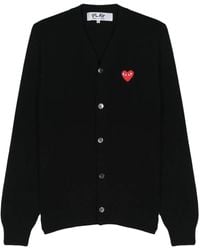 COMME DES GARÇONS PLAY - Vest Met Hartpatch - Lyst