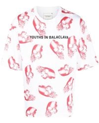 Youths in Balaclava - Skull-print Logo T-shirt - Lyst