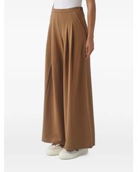 Max Mara - Vongola Pleated Wide-Leg Palazzo Pants - Lyst