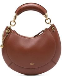 Chloé - Petit Sac Porté Épaule Banana Zippé En Cuir Doux - Lyst
