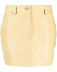 Remain - Leather Mini Skirt - Lyst