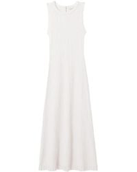 Claudie Pierlot - Midi-Jurk Met Ruches-Afwerking - Lyst