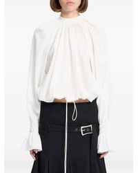 Ann Demeulemeester - Blouse Met Flared Cuffs - Lyst