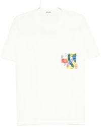 Bode - Abstract-print pocket T-shirt - Lyst