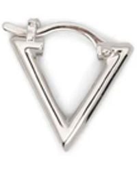LAG World - Mini Lil Triangle Hoop Earring - Lyst