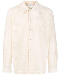 Séfr - Panelled Long-sleeved Lace Shirt - Lyst