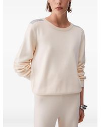 Liu Jo - Beaded Crew-Neck Sweater - Lyst