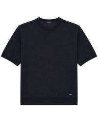 Tombolini - Ribbed-Trim T-Shirt - Lyst