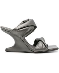 Rick Owens - Cantilever 110mm Metallic Mules - Lyst