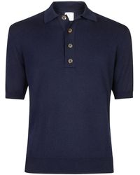Eleventy - Button Short-Sleeve Polo Shirt - Lyst
