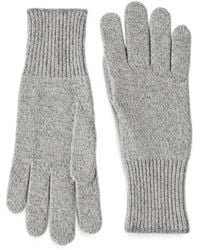 Brunello Cucinelli - Ribbed-Knit Cashmere Gloves - Lyst