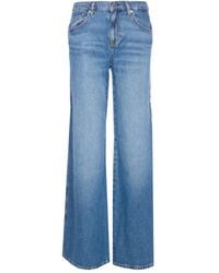 Liu Jo - Whiskering-Effect Jeans - Lyst