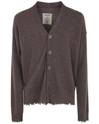 Uma Wang - Cardigan À Bords Francs En Cachemire - Lyst