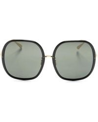 Linda Farrow - Celia Oversized-Frame Sunglasses - Lyst