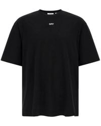 Off-White c/o Virgil Abloh - Half Arrow Cotton T-Shirt - Lyst