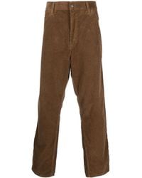Carhartt - Straight-Leg Corduroy Trousers - Lyst
