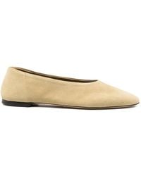 TOTEME - Suede Ballet Flats - Lyst