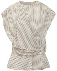 IRO - Gestreepte Uttopia Top - Lyst
