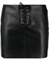 ROTATE BIRGER CHRISTENSEN - Minirock Mit Logo-Patch - Lyst