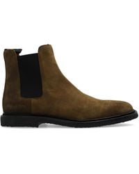 Common Projects - Gecoate Suède Chelsea Laarzen - Lyst
