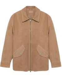 Jonathan Simkhai - Aslan Suede Leather Jacket - Lyst