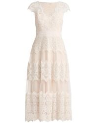 Tadashi Shoji - Lace Tiered Dress - Lyst