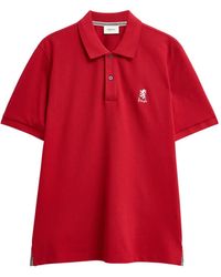 Pringle of Scotland - Logo-Embroidered Polo Shirt - Lyst