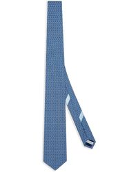 Ferragamo - Geometric-print Silk Tie - Lyst