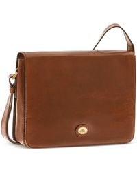 The Bridge - Leather Flap Shoulder Bag - Lyst