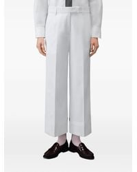 Thom Browne - Cotton Gabardine Chino Trousers - Lyst