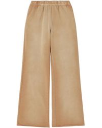 RE/DONE - Hanes Organic Cotton Fleece Track Pants - Lyst