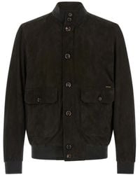 Moorer - Carlos Lambskin Bomber Jacket - Lyst
