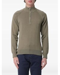 Blauer - Quarter-Zip Raglan-Sleeve Sweater - Lyst