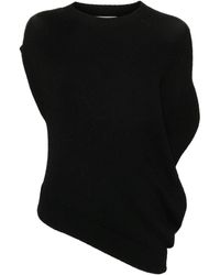 Fendi - Asymmetric Knitted Top - Lyst