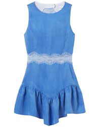 Claudie Pierlot - Robe Courte Volantée - Lyst