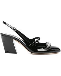 Jimmy Choo - Belinda Slingback-Pumps mit Kristallen 70mm - Lyst