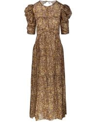 Isabel Marant - Sichellia Puff-Sleeve Floral Maxi Dress - Lyst