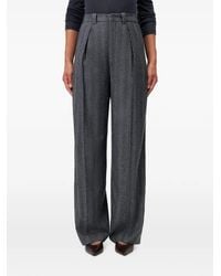 DRYKORN - Aduct Pinstripe-Pattern Trousers - Lyst