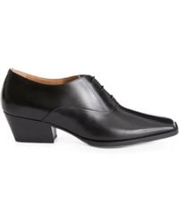 Jil Sander - Square-Toe Lace-Up Shoes - Lyst