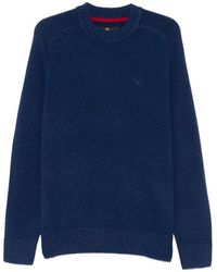 Barbour - Raglan-Sleeve Logo-Embroidered Sweater - Lyst